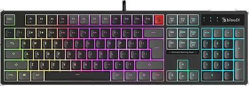 Клавіатура Bloody B230N USB Black (B230N (Black)) - фото 1