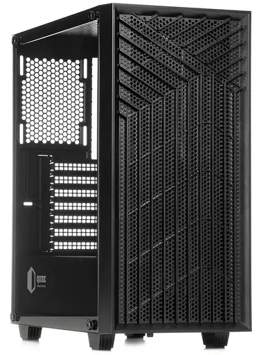 Корпус QUBE GERYON Black (QBGERYON_FBNU3) Без БП - фото 1