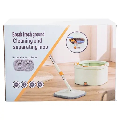 Швабра с ведром для отжима и сменной насадкой  HP-35015-46 - фото 12