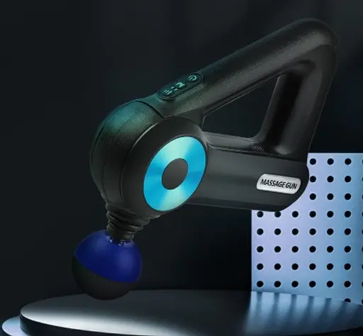 Перкуссионный массажер c 9 насадками Sk-8890 Ударный массажер триггерных точек 2500 mAh - фото 8