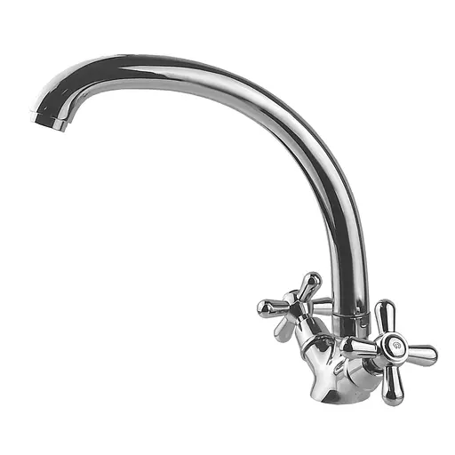 Змішувач для кухні Globus Lux GB-Sharm-0104-08-WH Хром - фото 3