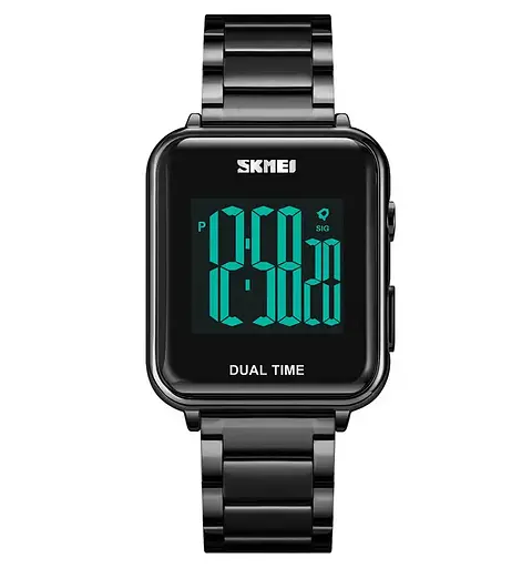 Мужские наручные классические часы Skmei 1852 (Черные) - фото 2