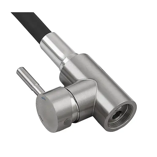 Змішувач для кухні Armata SUS-011 Black із силіконовим виливом CH6480 Нержавіюча сталь - фото 4