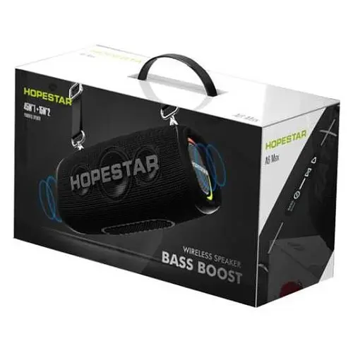 Колонка bluetooth Hopestar A6 MAX червоний - фото 2