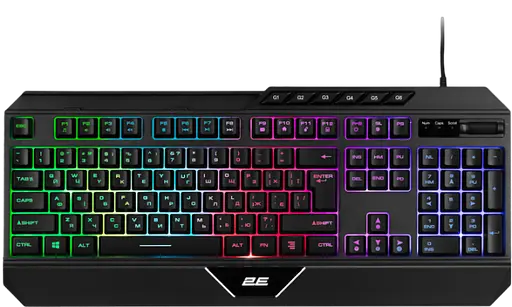Клавіатура 2E Gaming KG315 RGB Ukr Black (2E-KG315UBK) - фото 3