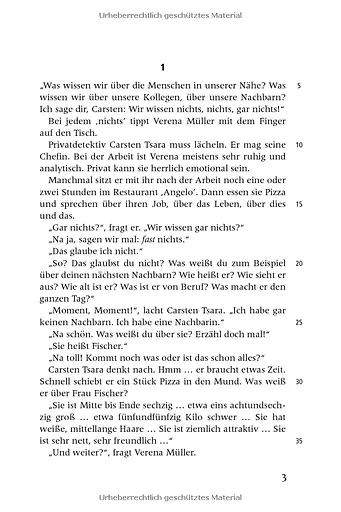 Die Angst und der Tod, Carsten Tsara macht sich Sorgen - Buch B1 - фото 2
