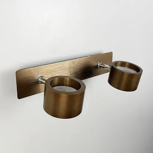 Світлодіодне коричневе бра Line F із двома регулюючими точками світла 32х17 см Арт. 8243/2 Coffee - фото 6