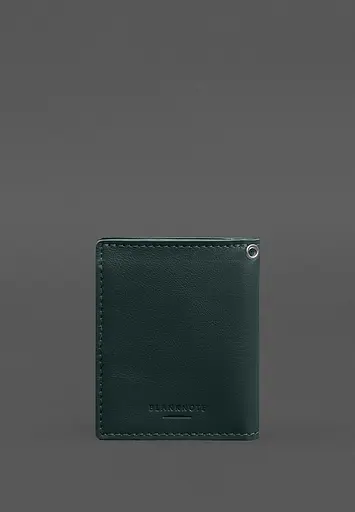 Кожаная обложка для удостоверения офицера ГНСУ (три кармана) зеленая - фото 7