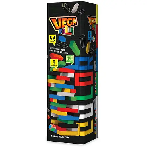Настільна гра Danko Toys Джанга Vega Color (укр.) (GVC-01U) - фото 1