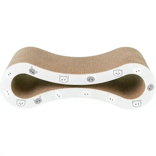 Дряпка Trixie для котів Хвиля Mimi з котячою м'ятою картон 48х16х22 см [CD] - фото 1