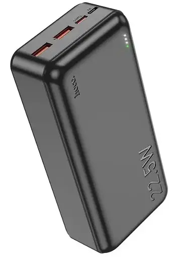 Наружный аккумулятор (Power Bank) HOCO J101B Astute 30000mAh Black 22.5W - фото 1