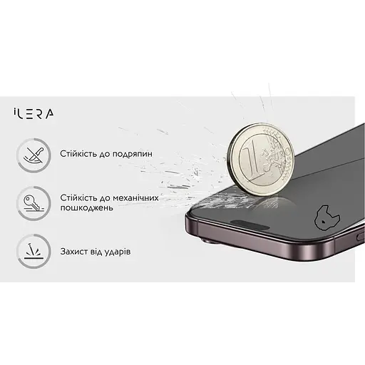 Захисне скло iLera DeLuxe Incognito Glass для Apple iPhone 17 Pro (ILInDL17Pr) [144428] - фото 9