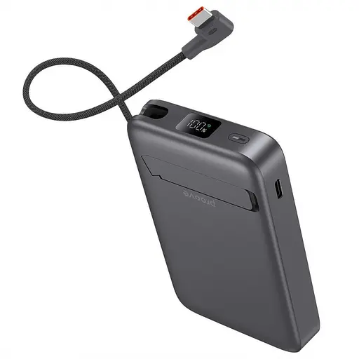 Павербанк Proove OverPower Qi2 Gray 10 000 mAh / 35 Вт (PBOP35012105) - фото 1