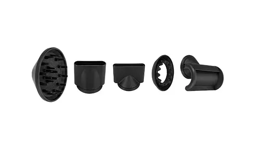 Фен Magio MG-162 Premium Line с 5 насадками, 3 скорости и 4 температурных режима 1500 Вт Синий - фото 3