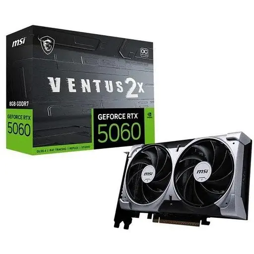 Видеокарта MSI GeForce RTX 5060 8GB Ventus 2X OC - фото 1
