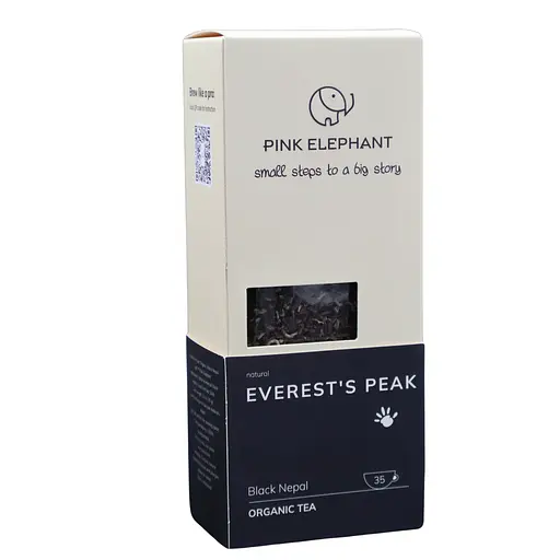 Черный органический непальский чай Everest Peak Pink Elephant 70 г