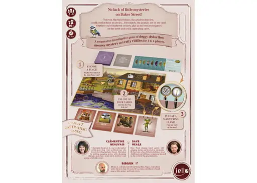 Настольная игра IELLO Животные с Бейкер-стрит (The Animals of Baker Street) (англ.) (PS220) - фото 3