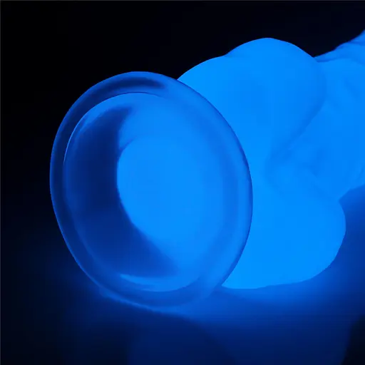 Светящийся фаллоимитатор в темноте Lumino Play 8.5" 21.5 см синий - фото 8