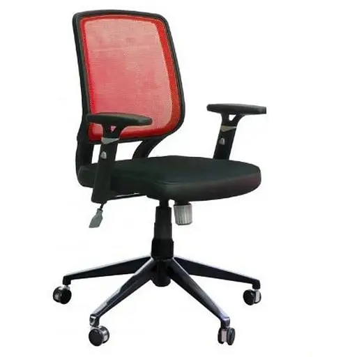 Кресло Онлайн Алюм сиденье Неаполь N-36/спинка Сеть красная