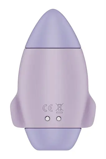 Вакуумный стимулятор клитора с вибрацией Satisfyer Mission Control фиолетовый - фото 3