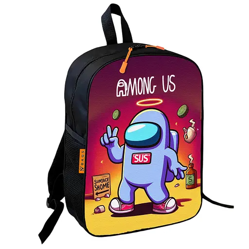 Рюкзак школьный детский Амонг Ас «Among Us» 36х27 см для мальчика (01485)