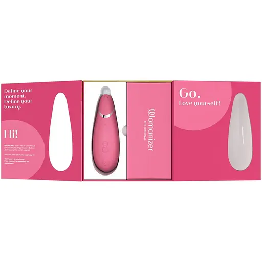 Вакуумний стимулятор Womanizer Premium 2 - Raspberry - фото 7
