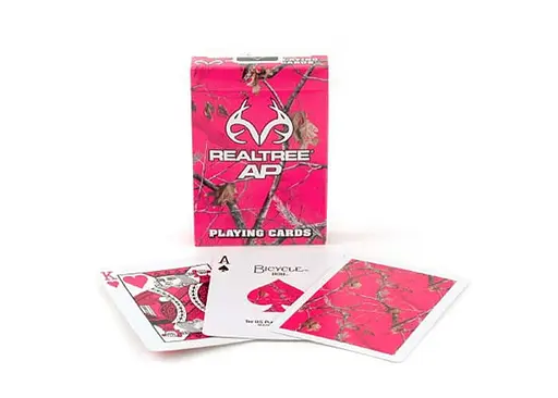 Карти гральні United States Playing Card Company Bicycle REALTREE AP (pink) (02125) - фото 4