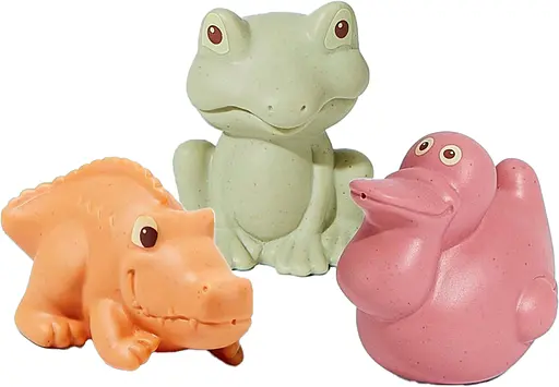 Игра для ванны, 3 зверюшки, в сетке, 638-74 (в ассортименте)