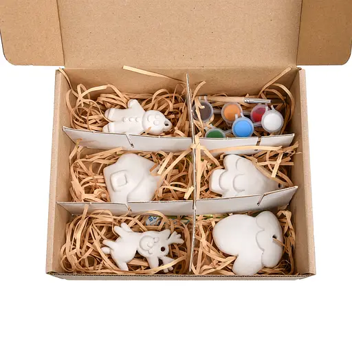 Набір для творчості Strateg Гіпсові розмальовки Розфарбуй свято (30981) - фото 2