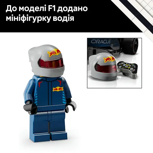 Конструктор LEGO Speed Champions Автомобіль для перегонів F1 Oracle Red Bull Racing RB20, 251 деталь (77243) - фото 13