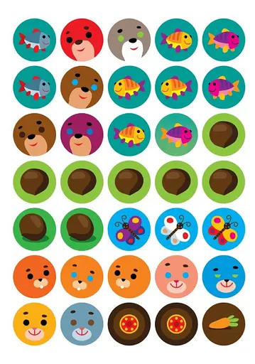 Розвиваюча велика книга "Ліс" 403617 з наклейками - фото 3