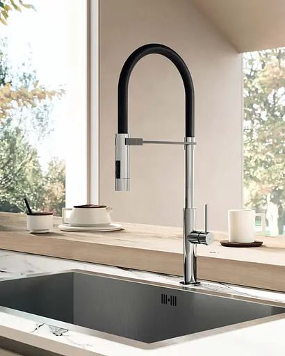 Змішувач для кухні Paffoni Chef CH179CRNO Хром - фото 2