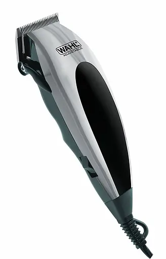 Машинка для стрижения Moser Wahl HomePro, от сети, вибрационный мотор, насадок-8, кейс,ножницы, расческа в компл, сталь, черно-серебристый - фото 2