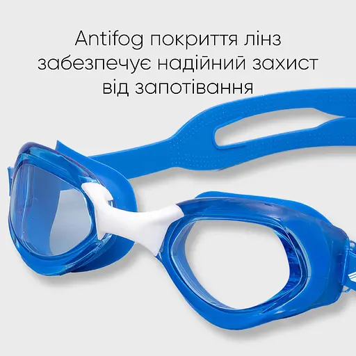 Підліткові (дорослі) Окуляри для плавання Renvo Mira JR Anti-fog Синій OSFM (2SG230-04) - фото 1