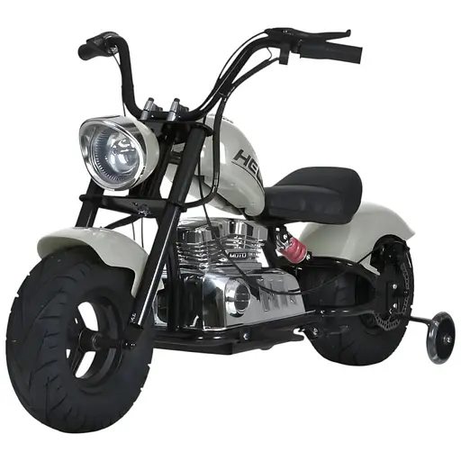 Електромобіль дитячий Мотоцикл M 6016AL-11 36V USB Bluetooth TF шкіра сірий
