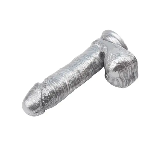 Фаллоимитатор Dark Muscle Ben Dover 19.5 серебристый - фото 3