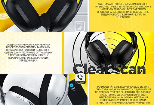 Игровые наушники беспроводные с микрофоном HATOR ESH-19 Wireless HYPERPUNK 3 SyncHUB Hi-Res Violet - фото 8