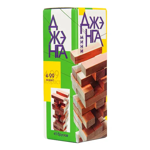 Настільна гра "Дженга міні" Strateg 30968 дерево, 45 брусків - фото 2