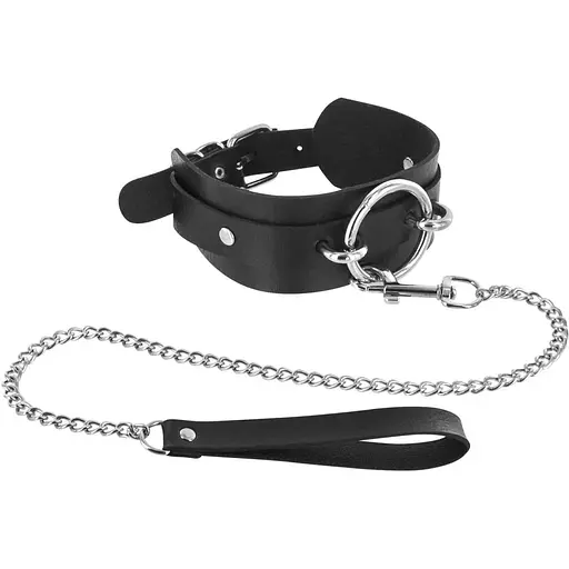 Нашийник з повідцем Fetish Tentation Ring and Leash