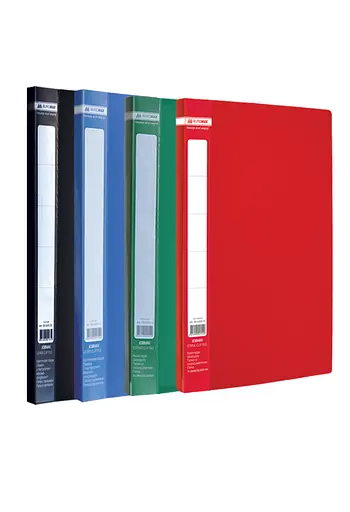 Папка пластикова A4 з боковим притиском BM.3401-99 JOBMAX (4823078952042) МІКС - фото 1