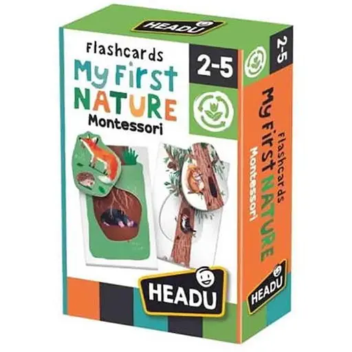 Настільна гра Headu Монтессорі. Вивчаємо природу (Montessori. Flashcards: My First Nature) (MU27842) - фото 1