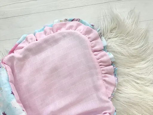 Мусліновий плед-конверт Moontime "Єдинорожки" - фото 3