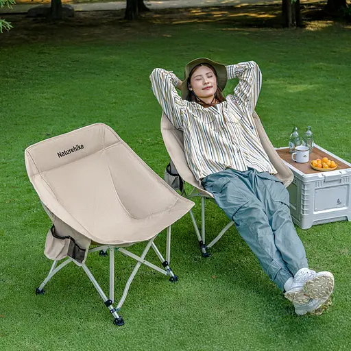 Стілець складаний Naturehike Stellaluna T04 CNK2550JJ022 бежевий - фото 4