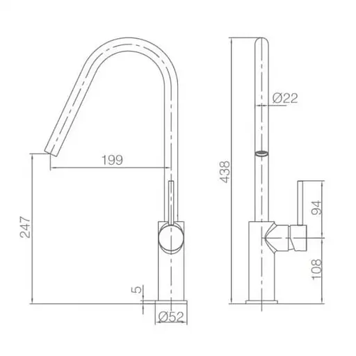 Смеситель для кухни Imex Kenia PVD матовое розовое золото GCE020/ORC Теплый закат - фото 4