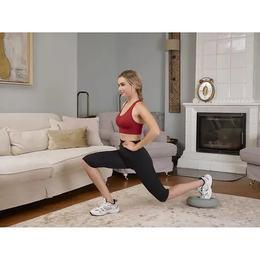 Балансировочная подушка Hop-Sport HS-R034BC серая - фото 4