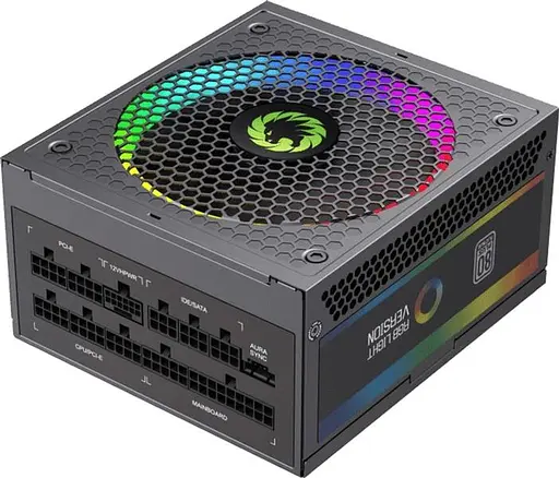 Блок питания GameMax 1300W RGB-1300(ATX3.0 PCIE5.0) (RGB-1300(ATX3.0 PCIE5.0)) - фото 1