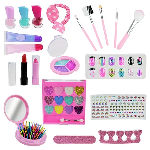 Дитячій набір косметики The Pretty girl 2605J-JY2405 лаки, тіні, помада - фото 2