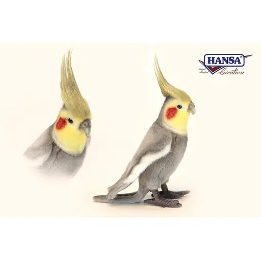  М'яка іграшка Hansa Папуга сіра 23 см (6470) - фото 2