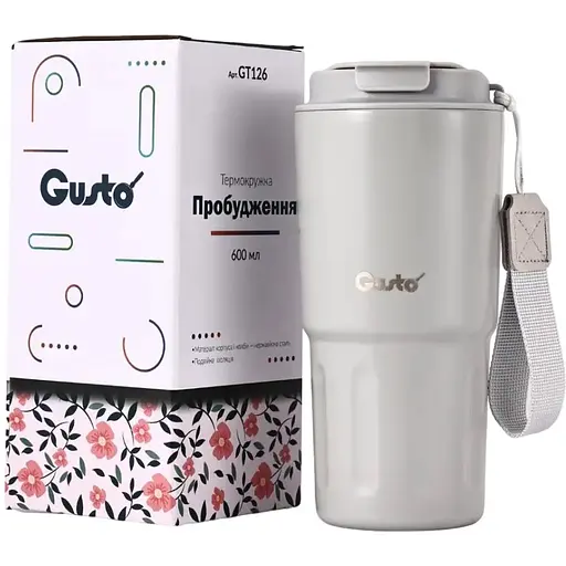 Термокружка Gusto GT126 Пробуждение 600 мл (126800) - фото 4
