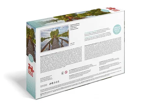 Пазл "Будиночок рибалки" 1000 елементів TRFL_UA/6 DGT-PUZZLE, в коробці (4820266221430) - фото 3